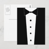Tuxedo Elegant Formal Post Kaart (Voorkant / Achterkant)