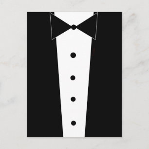 Tuxedo Elegant Formal Post Kaart
