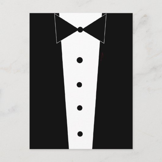 Tuxedo Elegant Formal Post Kaart (Voorkant)