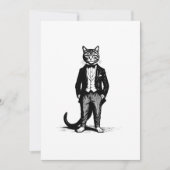 Tuxedo Elegante Kat Kaart (Voorkant)