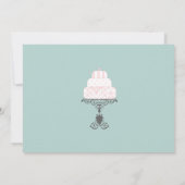 Tuxedo en Gwn Rehearsal Dinner Invitation Kaart (Achterkant)