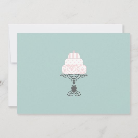 Tuxedo en Gwn Rehearsal Dinner Invitation Kaart (Achterkant)