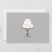 Tuxedo en Gwn Rehearsal Dinner Invitation Kaart (Achterkant)