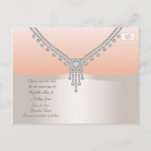 Tuxedo en jurk slaan de datum op aankondigingskaart (Achterkant)