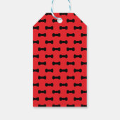 Tuxedo Favor Tag, Baby shower Label Cadeaulabel (Achterkant)