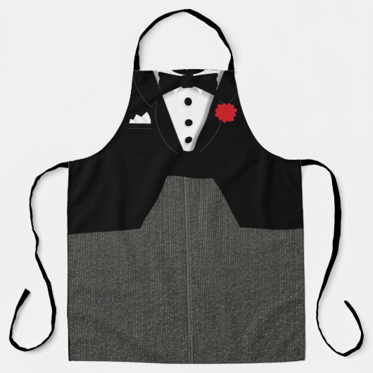 Tuxedo Formal Schort (Voorkant)