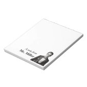 Tuxedo Gent - Aangepast Notitieblok (Linkerzijde)