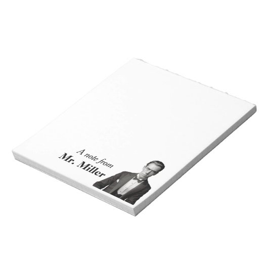  Tuxedo Gent - Aangepast Notitieblok (Linkerzijde)