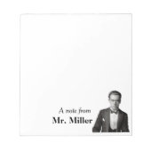  Tuxedo Gent - Aangepast Notitieblok (Voorkant)