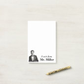 Tuxedo Gent - Aangepast Post-it® Notes (Op bureau)