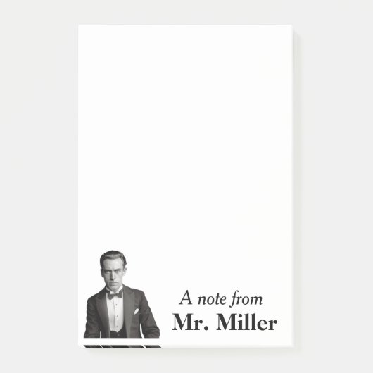 Tuxedo Gent - Aangepast Post-it® Notes (Voorkant)