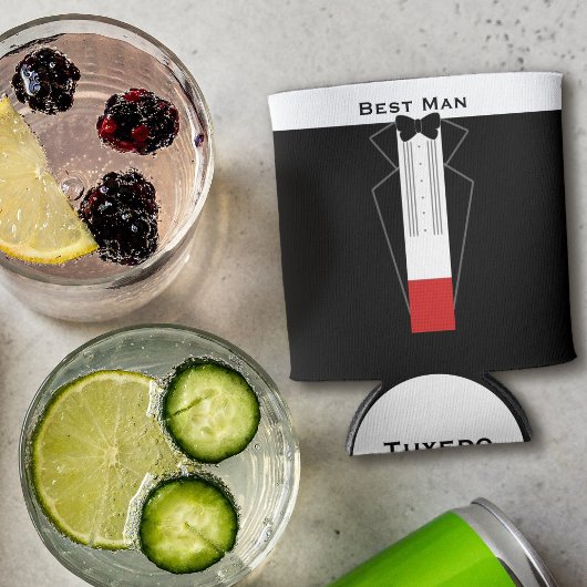 Tuxedo Getuige Bachelorfeest Trouw Kan Koeler