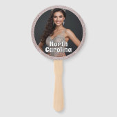 Tuxedo Glitz Pageant Fan Waver 10-pack Handwaaier (Voorkant)