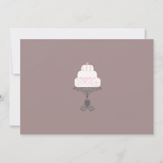 Tuxedo & gown on plum rehearsal Dinner Invitation Kaart (Achterkant)