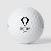Tuxedo Groom Golfballen (Voorkant)