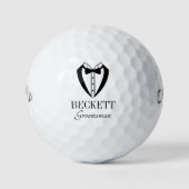 Tuxedo Groomsman Golfballen (Voorkant)