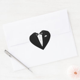 Tuxedo Hart Sticker