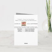 Tuxedo - Huwelijk Bedankt van Ons Beiden - kaart (Achterkant)