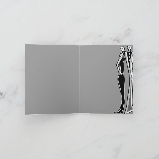 Tuxedo - Huwelijk Bedankt van Ons Beiden - kaart (Binnen)