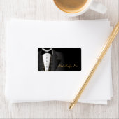 Tuxedo huwelijkslabels etiket (Insitu)