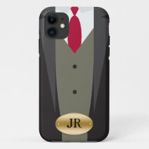 Tuxedo iPhone 5S Monogram Hoesje