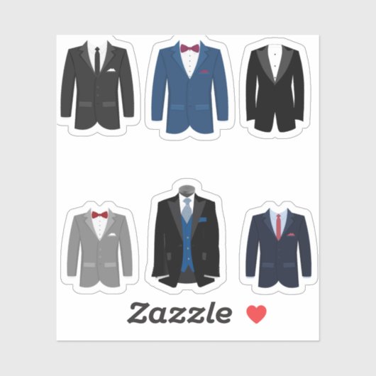 Tuxedo Jacket Stickers (Vel)