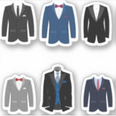 Tuxedo Jacket Stickers (Voorkant)
