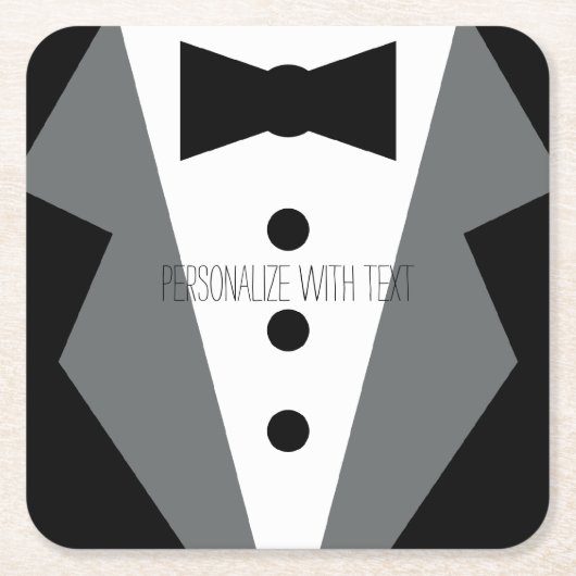 Tuxedo Kartonnen Onderzetters (Voorkant)