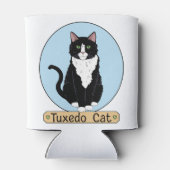 Tuxedo Kat Blikjeskoeler (Achterkant)