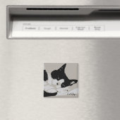 Tuxedo kat dutje magneet (Insitu (Vaatwasser))