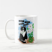 Tuxedo Kat en Lelies | Inspirerend prijsopgave Koffiemok (Links)