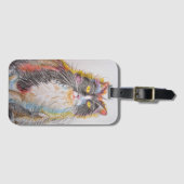 Tuxedo Kat Grappige Katten Kunst Tekening Bagage L Bagagelabel (Voorkant (horizontaal))