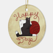 Tuxedo Kat- Happy Days Keramisch Ornament (Links)