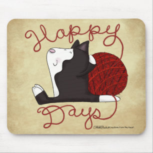 Tuxedo Kat- Happy Days Muismat