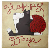 Tuxedo Kat- Happy Days Tegeltje (Voorkant)