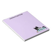 Tuxedo Kat Hond Bowl Notitieblok (Schuin)