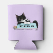 Tuxedo Kat Hondenkom Blikjeskoeler (Achterkant)