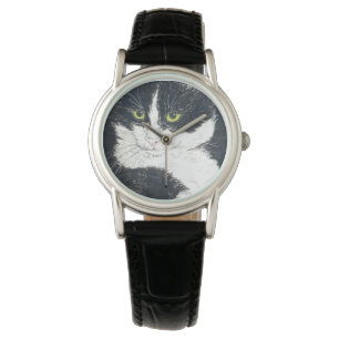 Tuxedo-kat Horloge