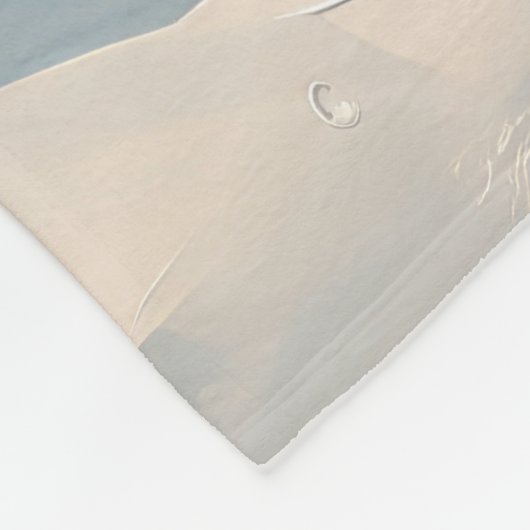 Tuxedo Kat in Sneeuw Kerstmis Fleece Deken (Hoek)