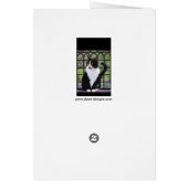 Tuxedo Kat In Venster Schilderen Originele Dierenk (Achterkant)