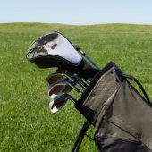 Tuxedo Kat In Venster Schilderen Originele Dierenk Golfheadcover (Insitu)