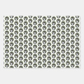 Tuxedo Kat In Venster Schilderen Originele Dierenk Inpakpapier Vel (Voorkant 2)