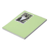 Tuxedo Kat In Venster Schilderen Originele Dierenk Notitieblok (Linkerzijde)