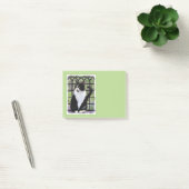 Tuxedo Kat In Venster Schilderen Originele Dierenk Post-it® Notes (Kantoor)