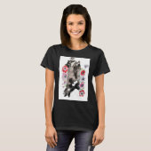 Tuxedo Kat katten schattig Zwart en Witte huisdier T-shirt (Voorkant volledig)