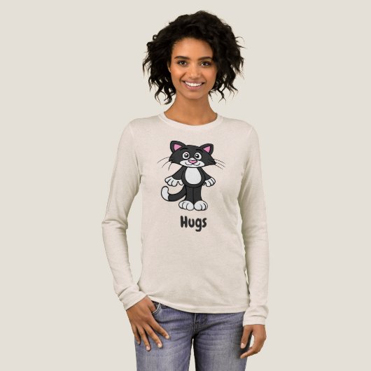 Tuxedo kat knuffel T-shirt (Voorkant)