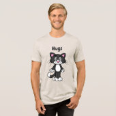 Tuxedo kat knuffel T-shirt (Voorkant volledig)