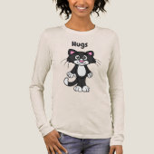 Tuxedo kat knuffel T-shirt (Voorkant)
