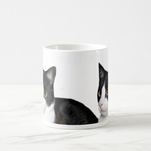 Tuxedo-kat Koffiemok (Center)