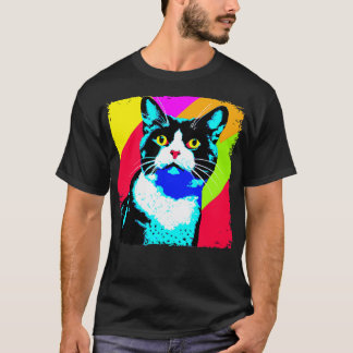 Tuxedo Kat Kunst Kat Liefhebber Gift 4 T-shirt